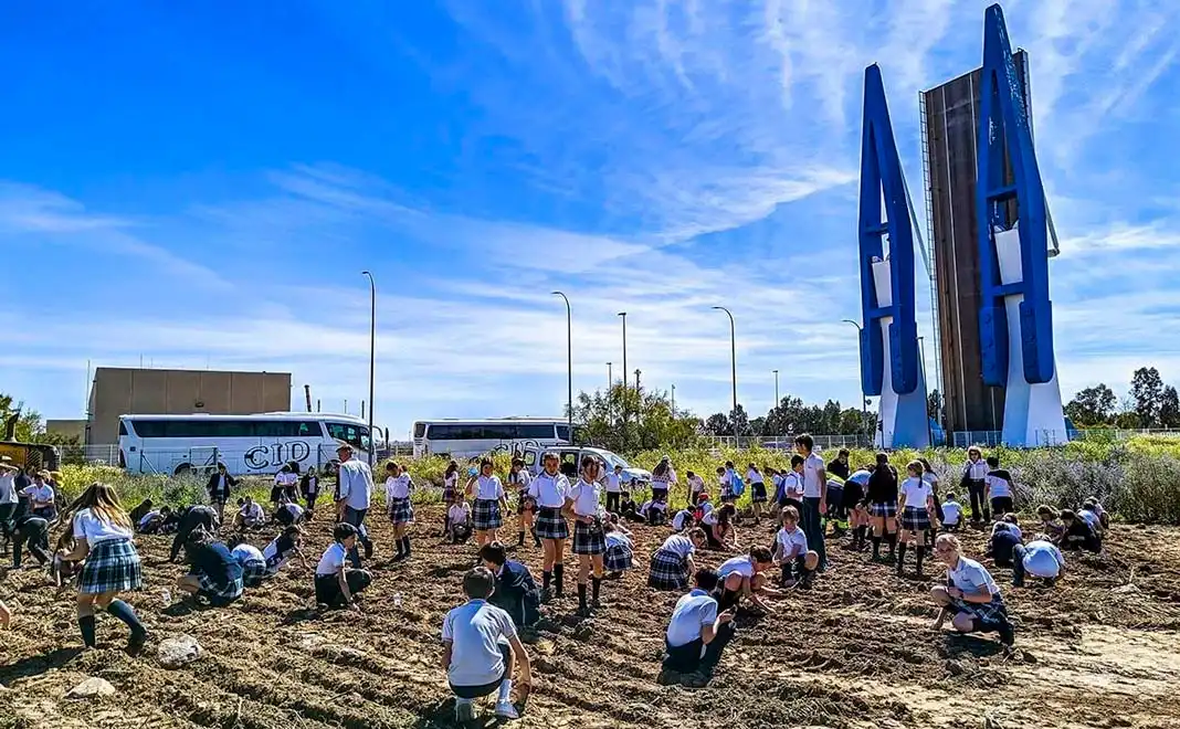 sostenibilidad Hasta 110 alumnos han participado en la iniciativa de reforestación impulsada por la compañía Sevitrade