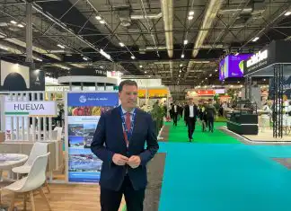 Alberto Santana, presidente del Puerto de Huelva, en Fruit Attraction 2026