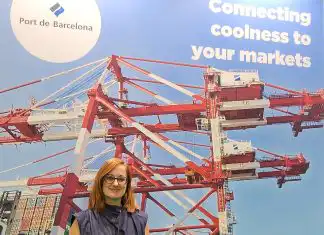 Iratxe Pérez de Miguel, Commercial Manager de Hutchison Ports BEST, en Fruit Attraction 2026